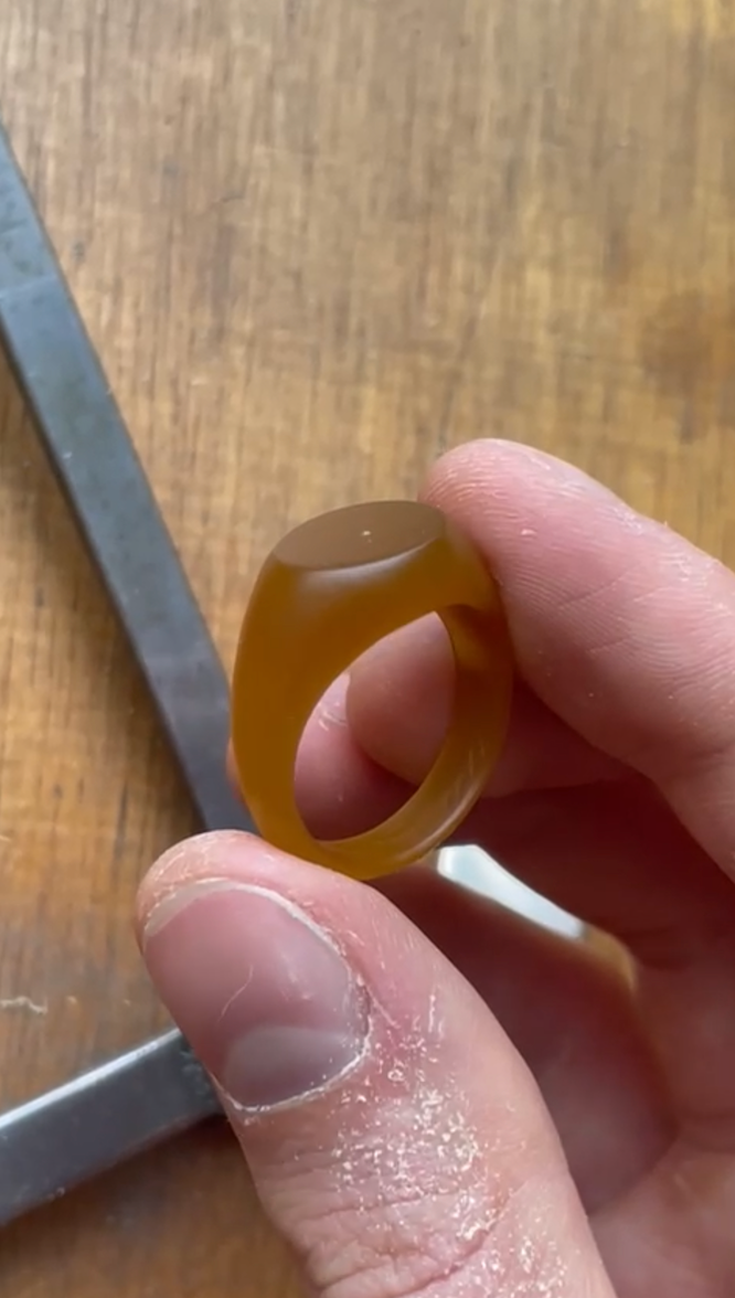 Carve a Band or Signet Ring in wax - June 20